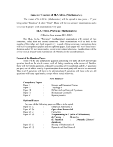 Gorakhpur University MA MSc Math Semester 1 Syllabus.pdf