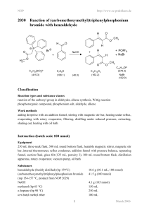 2030 Reaction of (carbomethoxymethyl