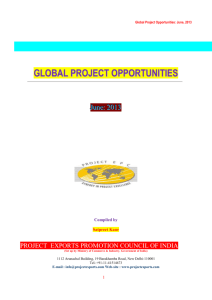 GPO 06- 2013 - Project Exports Promotion Council of India