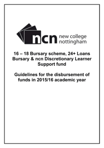 dLSF policy - New College Nottingham