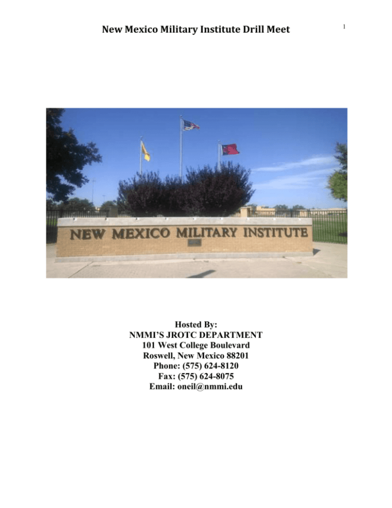 New Mexico Military Institute Drill Meet 1915