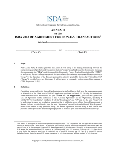 DF Agreement for Non-U.S. Transactions - Annex II