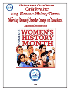 Women's History Month - Dadeschools.net Login