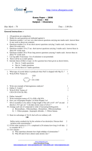 CBSE Guess