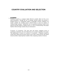 IB- Lecture Notes 6- Country Selection