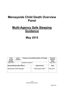 Multi-agency safe sleep guidance