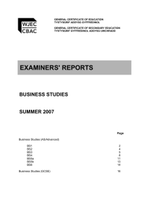 general certificate of secondary education