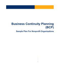 Sample Plan - Bristol Organizations