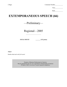 extemporaneous speech (66)