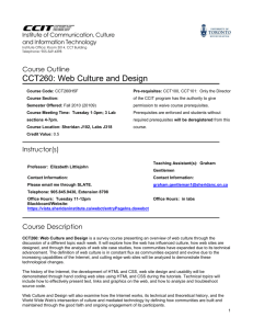 CCIT260F10_Syllabus_2010