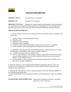 Instructions for Writing the Job Description