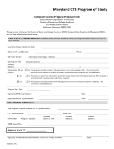 Computer Science Program Proposal Form