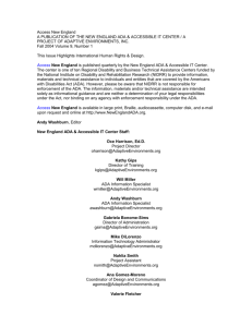 Access_2004_Fall - New England ADA Center