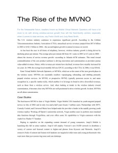 The Rise of the MVNO - Digital Transactions