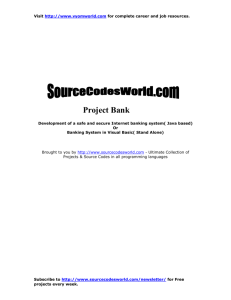 Project Bank - Source Codes World