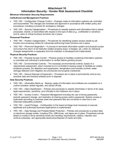 Attachment 16 Information Security