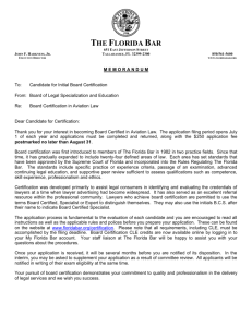 memorandum - The Florida Bar