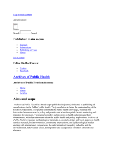 file - Archives of Public Health