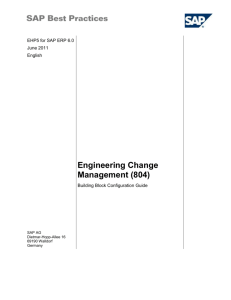 Engineering Change Management: Configuration