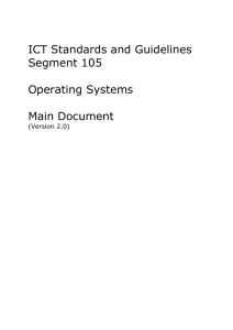 12.0 Distributed Operating Systems