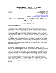 FBE 525 Syllabus Fall 2007 - marshall inside . usc .edu