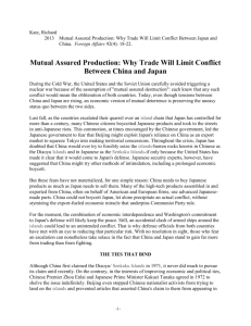 Mutual Assured Production: Why Trade Will Limit Conflict Between