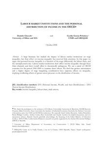 Labour shares and the personal distribution of income in the