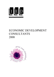 Name of Firm - Institution of Economic Development