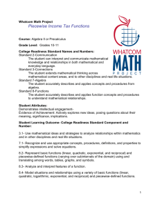 Whatcom Math Project - Bellingham Public Schools