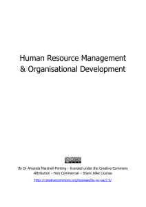 Human Resource Management & Organisational Development By