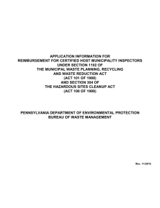 App Info for Reimbursement of Certified Host