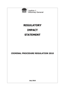 Criminal Procedure Regulation 2010