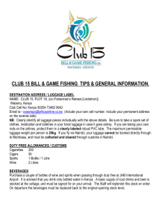 kenya bill & game fishing / club 15 – 21