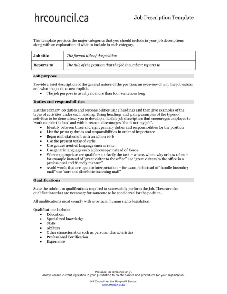 job-description-template