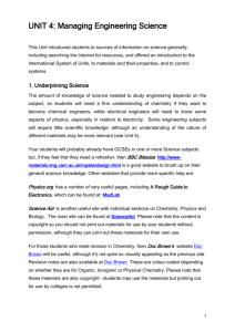 Section 7 Unit 4 - University of Bradford