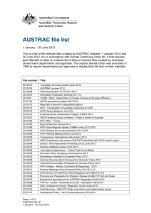 AUSTRAC file list