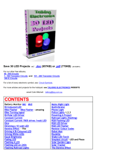 Save 30 LED Projects as: . or .pdf  (21-5