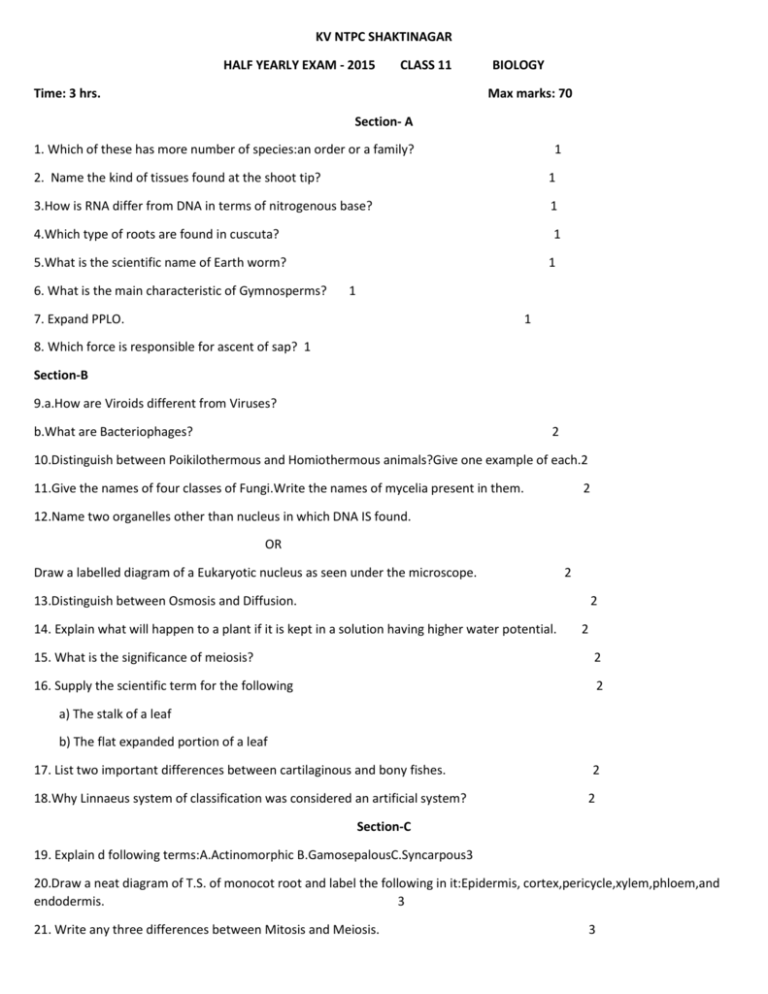 Expected Results Definition Biology