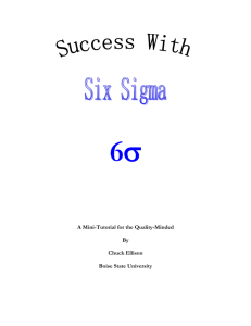 How is Six Sigma Being Used?