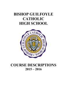 COURSE SELECTION BOOKLET