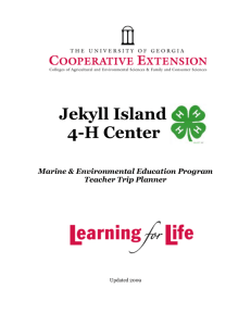 Jekyll Island 4-H Center Marine & Environmental Education