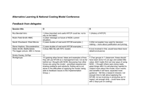 Alternative Learning & National Costing Model Conference