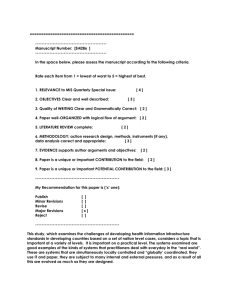 SI Review Form