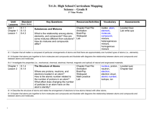 Science 8 - South Henry School Corporation / Overview