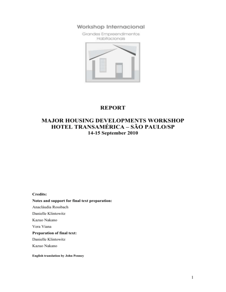 report-major-housing-developments-workshop