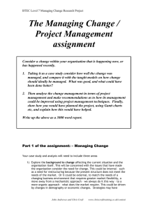 The Project assignment