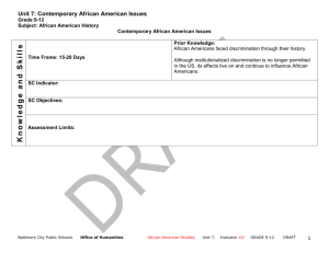 Unit 7 Template - Office 365@ Baltimore City Schools