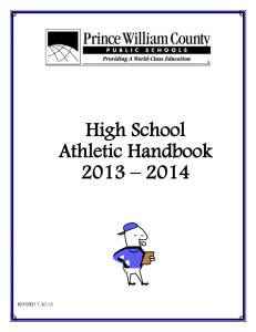 Prince William County Athletic Handbook - Gar