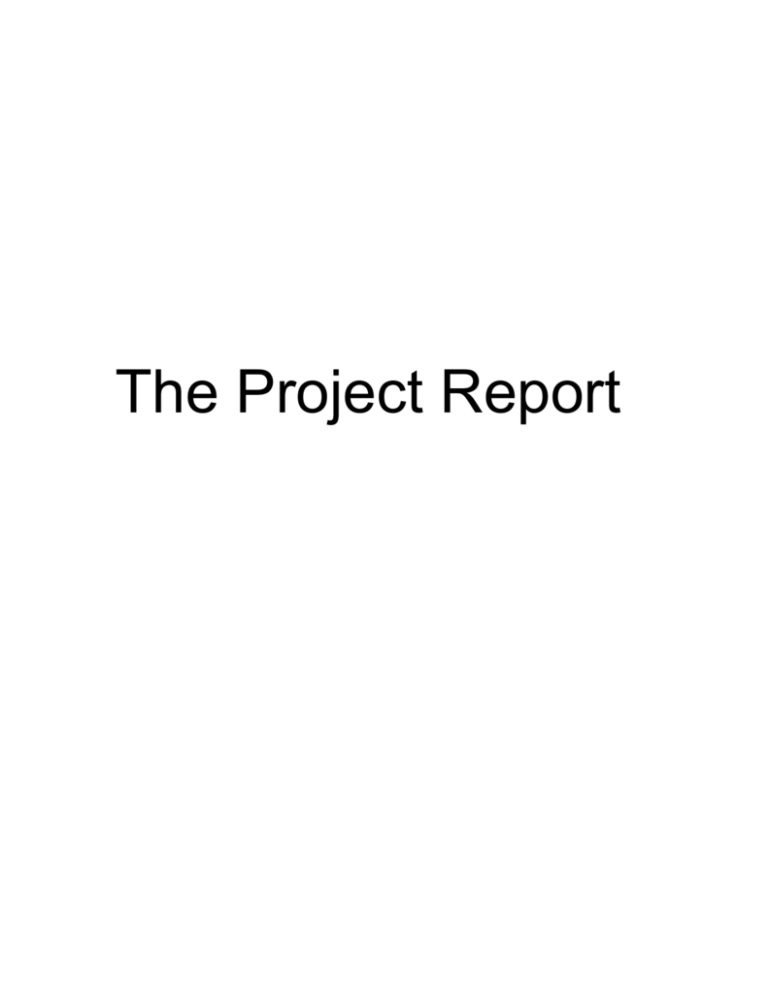 Project Report