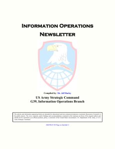 ARSTRAT IO Newsletter